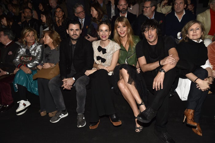 Carola Baleztena, Emiliano Suarez, Raquel Meroño y Santiago Carbones
