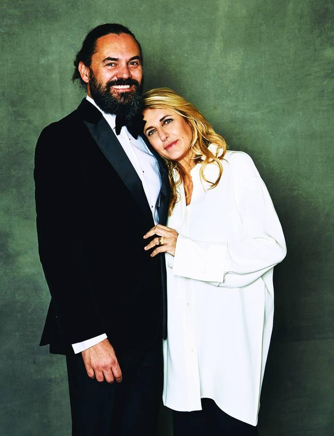 Patricia Urquiola, con su marido Alberto Zontone.