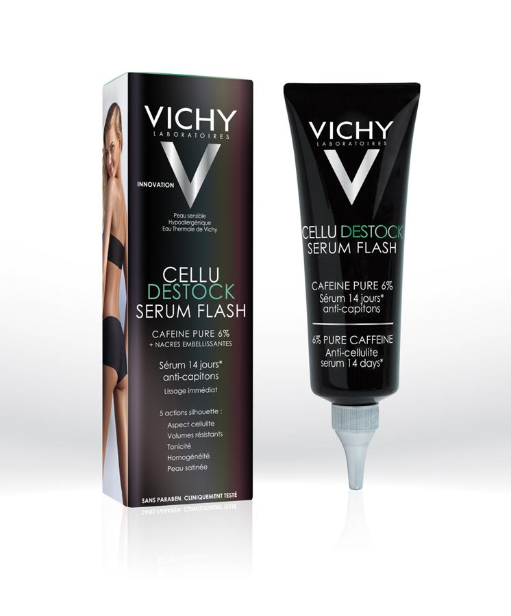 El primer sérum anticelulítico concentrado de Vichy con resultados visibles a partir de 14 días. Alisa la piel desde la primera aplicación. Para mujeres que quieren luchar contra el aspecto visible de la celulitis, la falta de tonicidad y las zonas rebeldes de los muslos, nalgas, caderas, vientre y/o brazos. (33€)