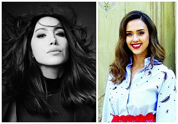 Jen Atkin y Jessica Alba. Trabajar en el backstage de los desfiles le ha dado tantas tablas que no hay melena larga que se le resista.