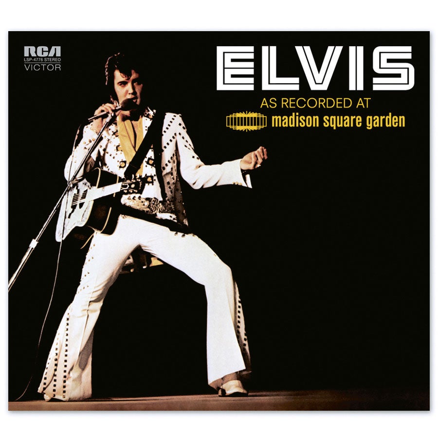 Disco en directo desde el Madison Square Garden de Elvis.