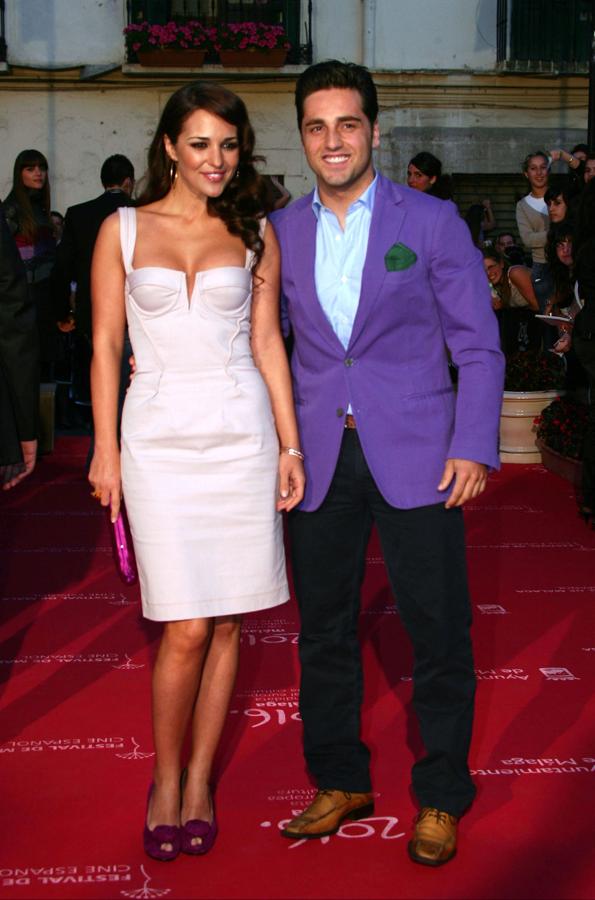 Como una diva, fue al Festival de Cine de Málaga con un vestido con cuerpo encorsetado y zapatos morados a juego con el clutch.