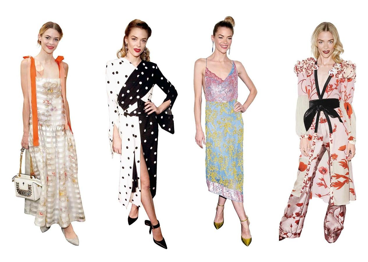 La actriz de Pearl Harbor y Sin City no puede negar que fue modelo, porque no se deja una tendencia en el tintero. Íntima de Taylor Swift (es madrina de una de sus hijas), su estilo se inclina hacia la elegancia teatral, con diseños de Altuzarra, Schiaparelli o Emilio Pucci.