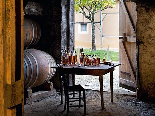 Curso de cata en La Domaine d'Espèrance.