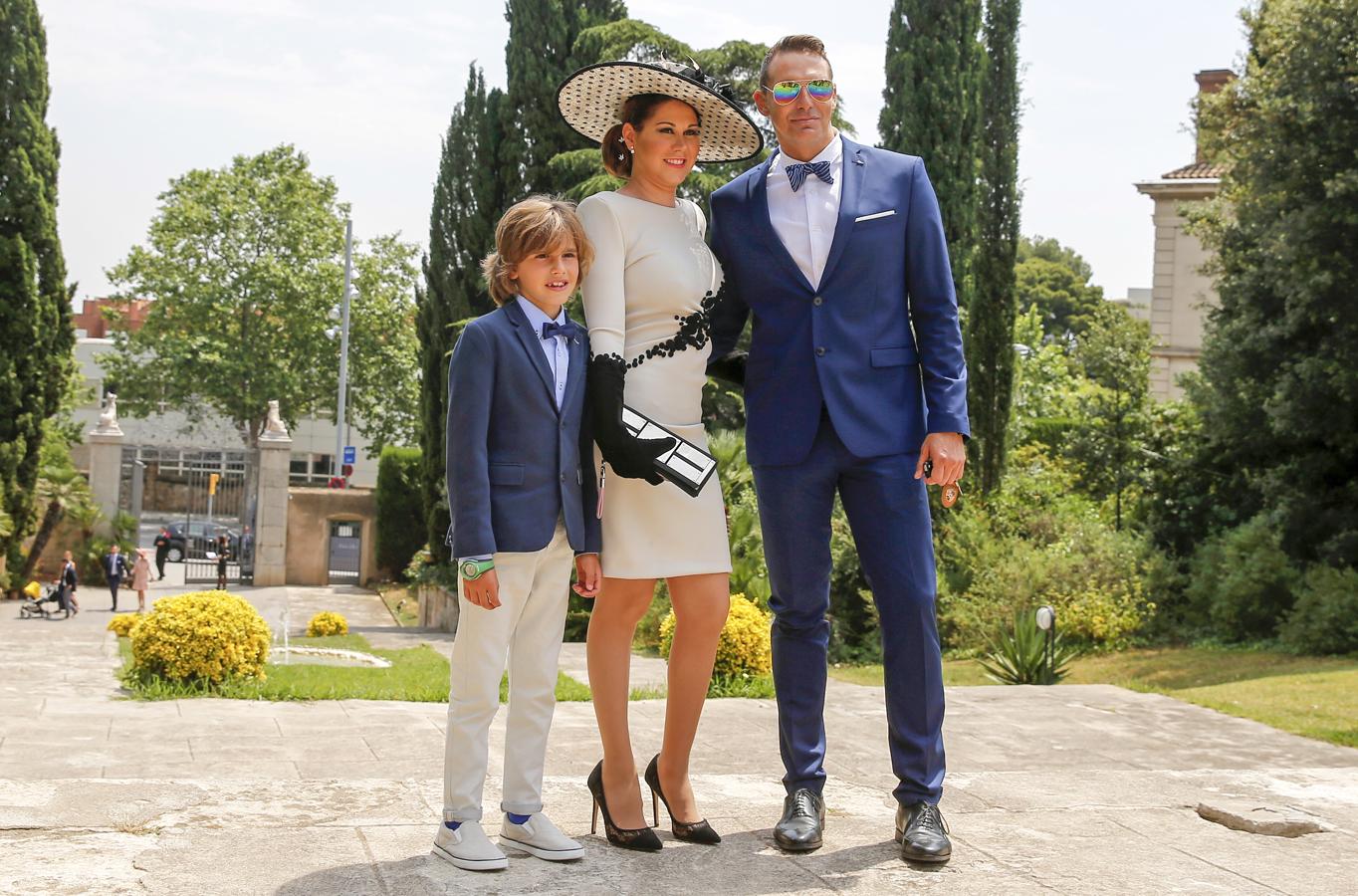 La cantante Tamara ha sido de los pocos famosos entre los invitados que no tienen nada que ver con el mundo del fútbol