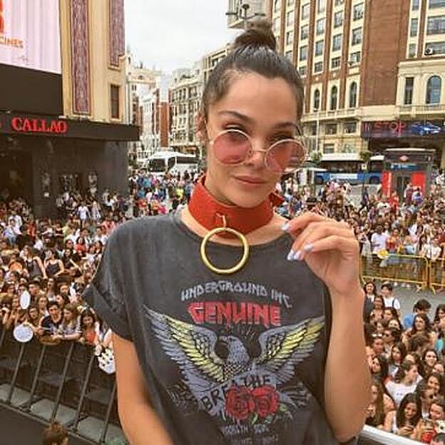 La actriz Ana Rujas en el evento.