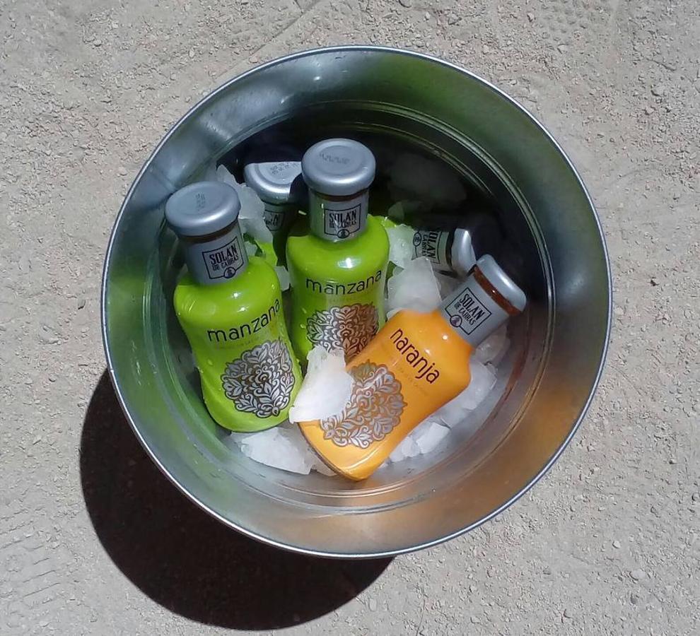 Deliciosos y muy refrescantes son las bebidas de sabores de Solán de Cabras. Manzana o naranja, cualquiera de las propuestas es ideal para el verano, y perfecta para sustituir los refrescos gaseosos.