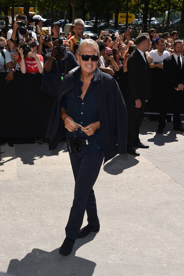 Mario Testino, en el desfile de Chanel en la Alta Costura de París.