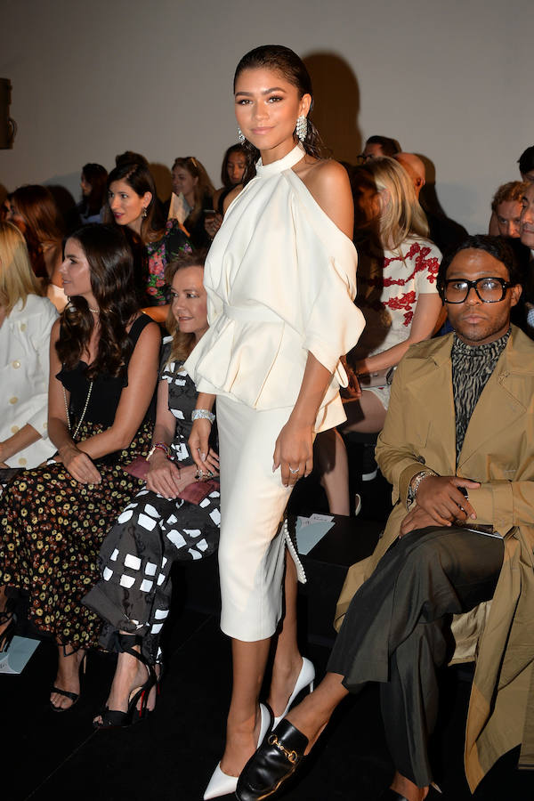 Zendaya, en el desfile de Ralph&Russo en la Alta Costura de París.