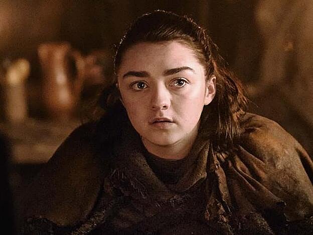 Maisie Williams, en el papel de Arya.