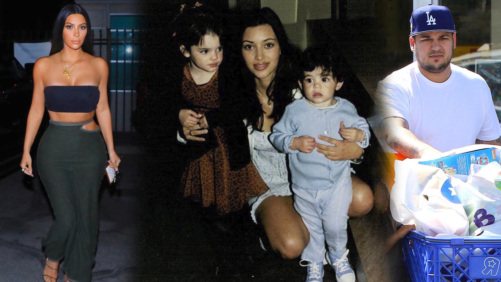 Tanto Kim Kardashian como Rob Kardashian han cambiado radicalmente con el paso de los años...