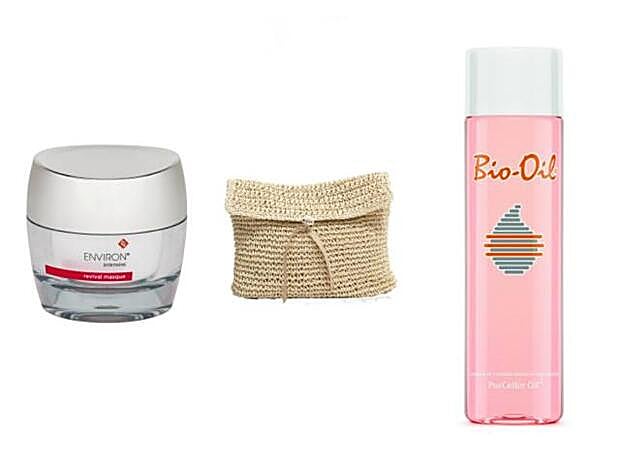 Mascarilla Intensive Revival Masque de Environ (62 euros), Zara Home, aceite de Bio-Oil tamaño XL (21,95 euros).