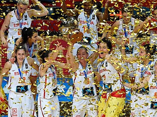 La selección de baloncesto, medalla de plata en los Juegos Olímpicos de Río, y recientes ganadoras de la Copa de Europa.