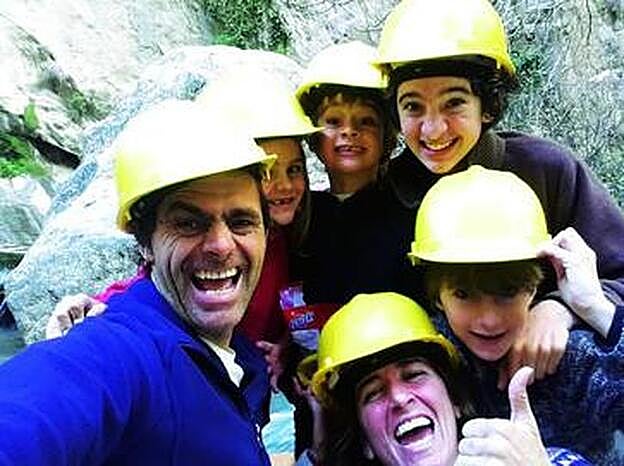 La familia Zapp, en Jordania.