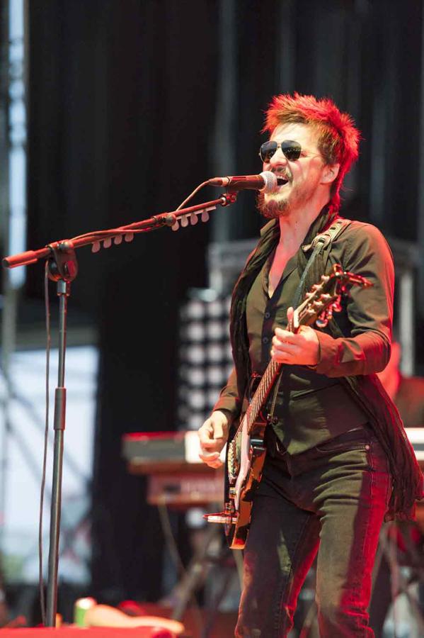 El cantante Coque Malla puso la nota de ‘blues’ en el Sonorama.