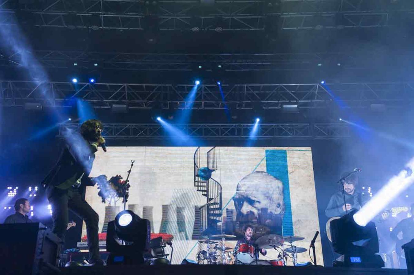 El grupo granadino Lori Meyers actuando en Sonorama Ribera.