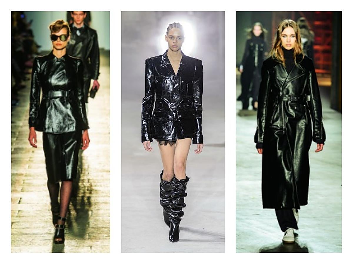 Los fans de la trilogía Matrix están de suerte. El look de Keanu Reeves (y sus interpretaciones más femeninas) arrasa en la pasarela. ¿Imprescindible? El abrigo largo de cuero que hizo famoso su personaje Neo. Bottega Veneta, Saint Laurent, Diesel.