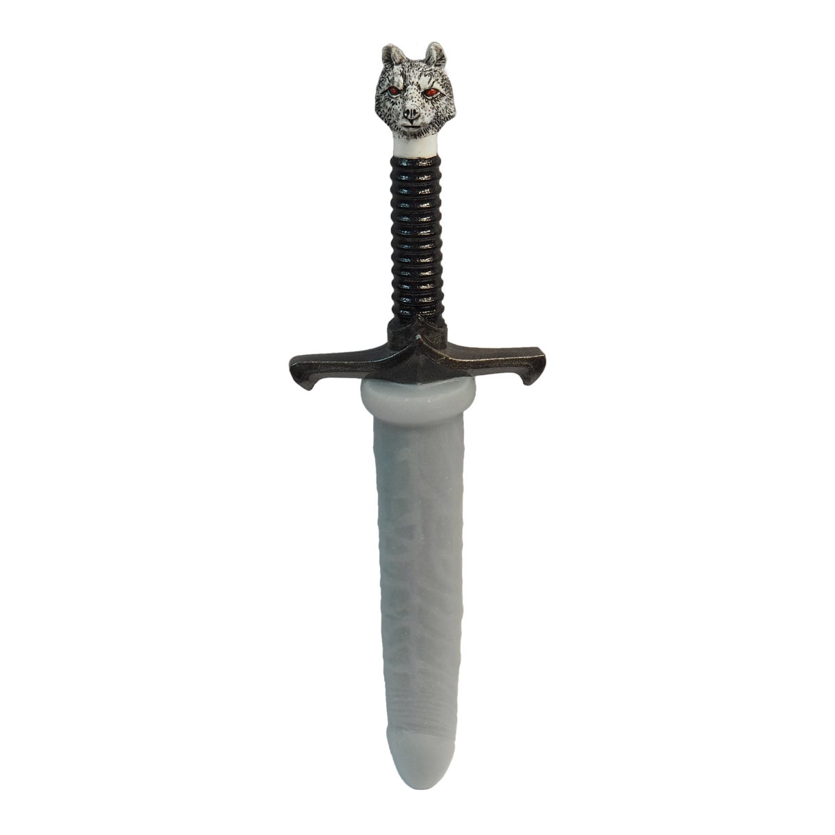 Este vibrador decorado con la empuñadura de cabeza de lobo que luce la espada de Jon Snow es otro de los artículos de Geek Sex Toys que ofrece para los fans de la serie.