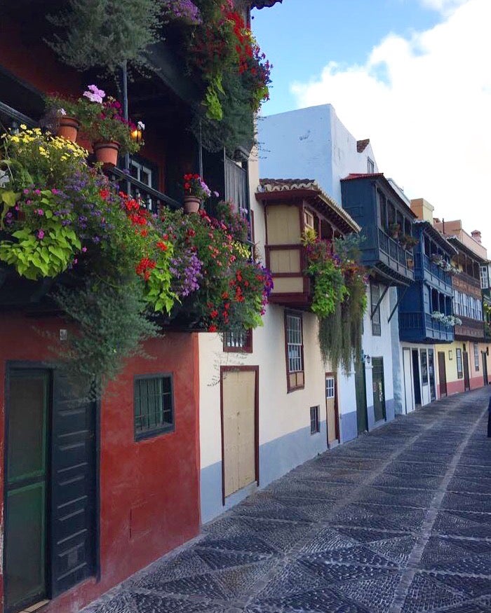 Una calle de Santa Cruz de la Palma.