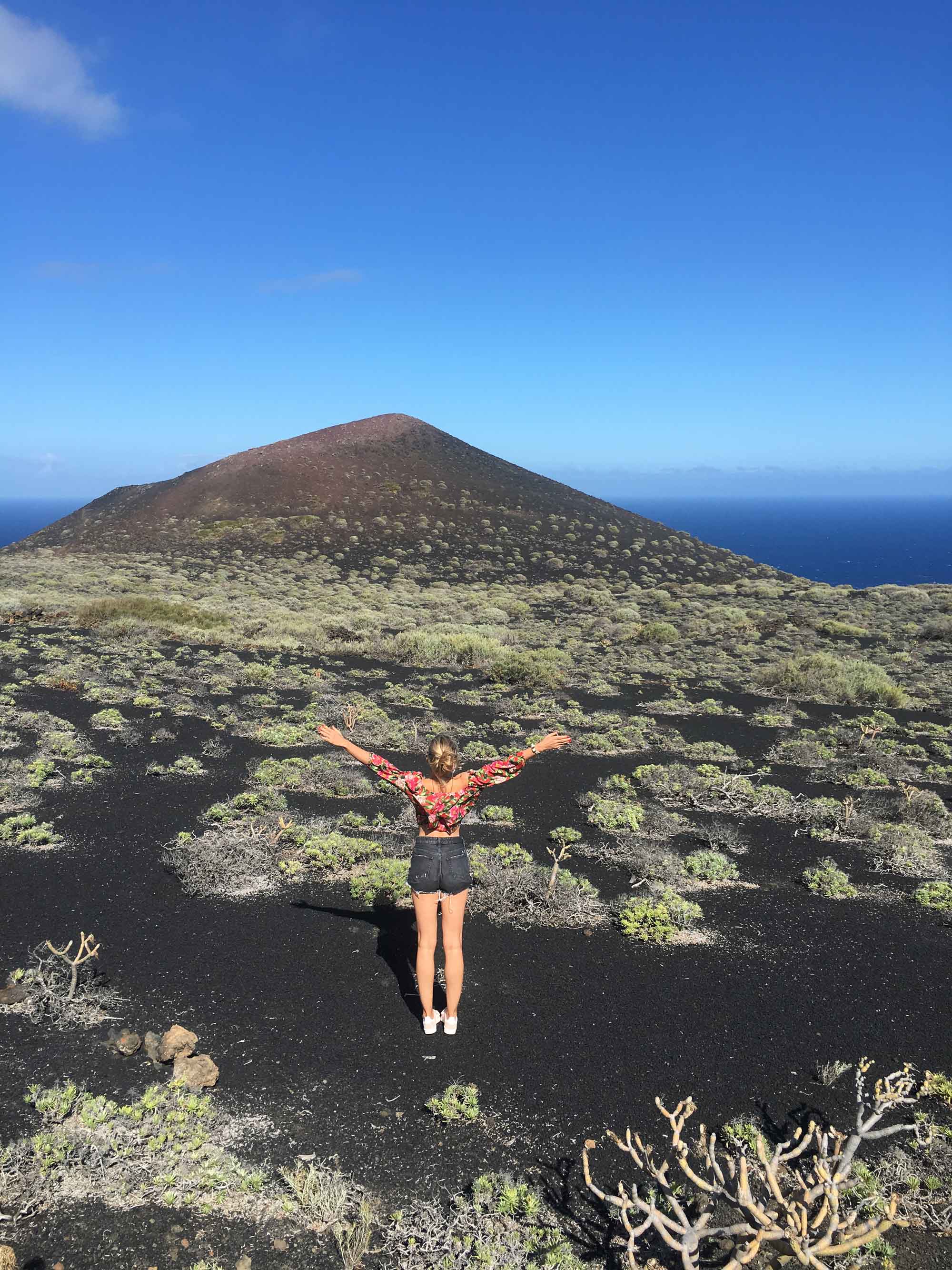 El volcán Teneguía.