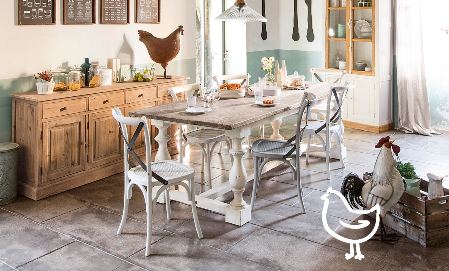 El estilo 'rustic chic' siempre es una apuesta segura, porque no pasa de moda.