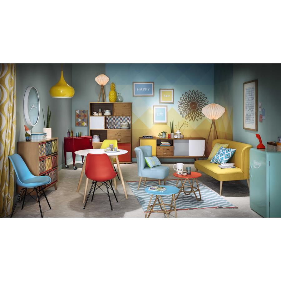 Maison du Monde nos propone una atrevida y colorida mirada al pasado de inspiración 'setentera'.