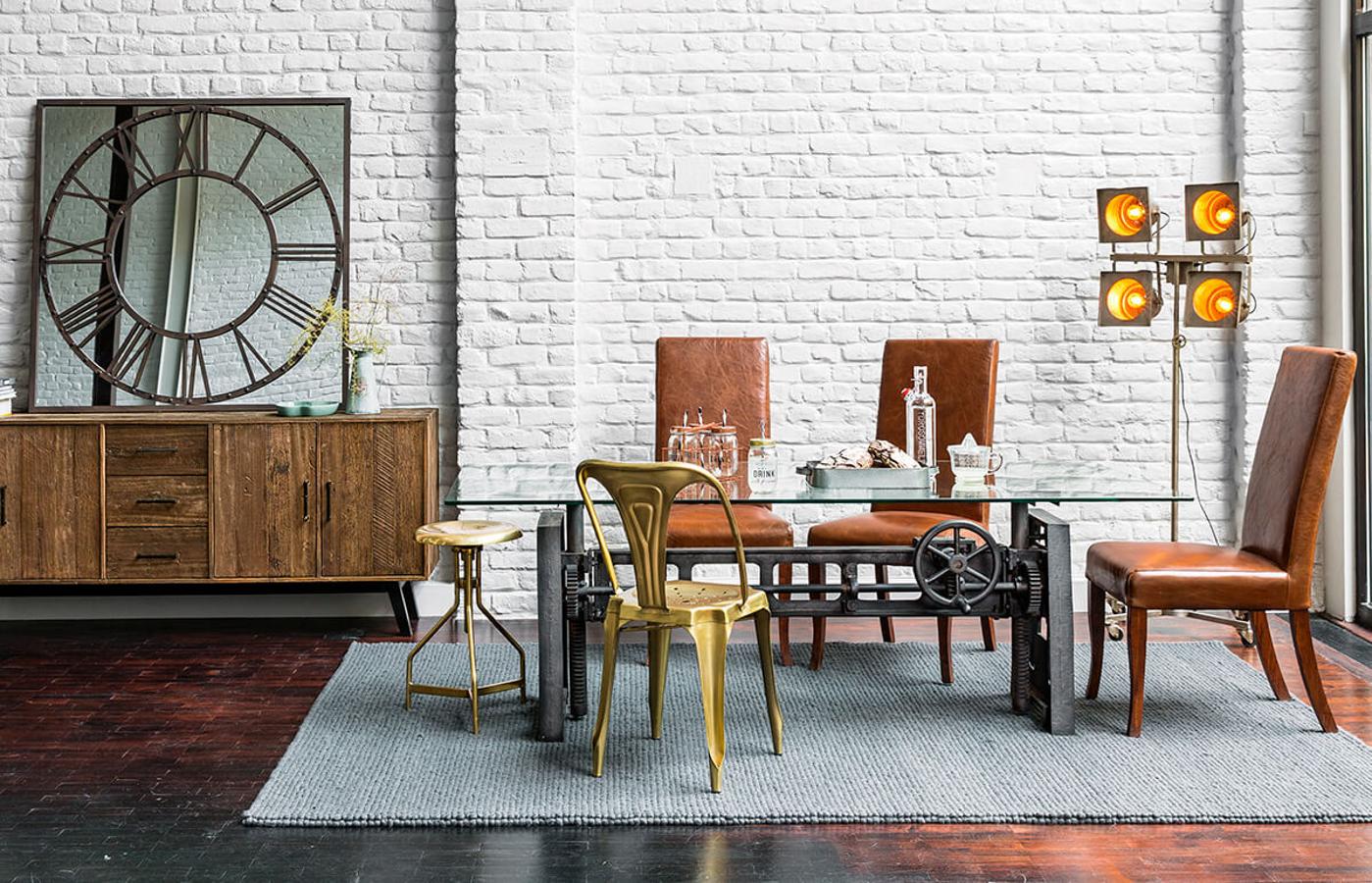 El rústico industrial pisará fuerte entre las tendencias deco de esta temporada.