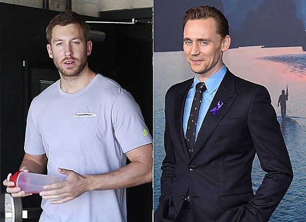 Calvis Harris y Hiddleston, los ex de la cantante.