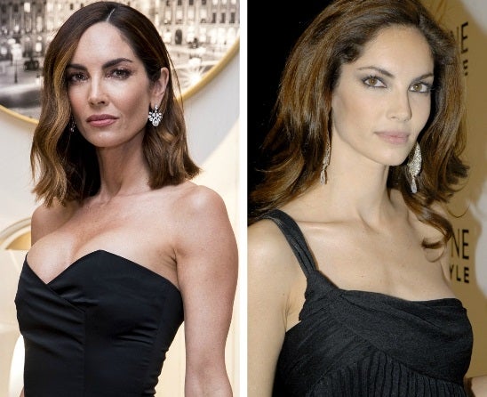 La top modelo Eugenia Silva nunca ha hablado sobre un posible aumento de pecho, pero parece que entre estas dos imágenes, con años de diferencia, hay un cambio considerable. Los rumores apuntan a que es fruto de la cirugía estética.