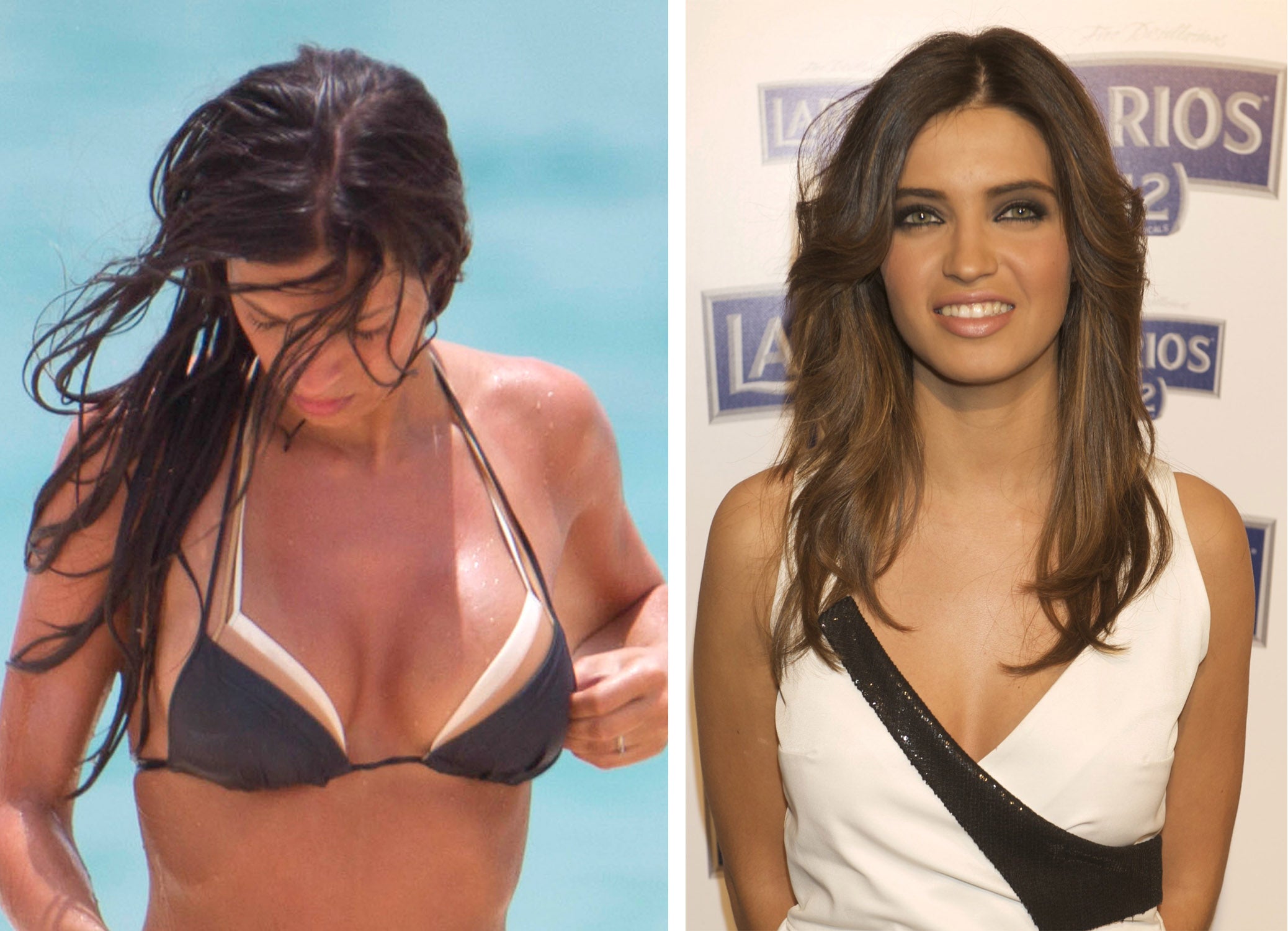 La periodista Sara Carbonero se sometió a un aumento de pecho, a juzgar por las imágenes (ya que nunca lo ha hecho público) antes de ser madre.