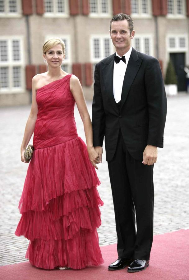 Así posaron a su llegada a la celebración por el 40 cumpleaños del Rey de los Países Bajos.