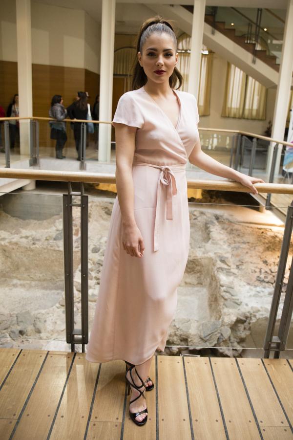 Andrea Duro posa durante la jornada de jóvenes actores del Festival de Málaga de 2017.