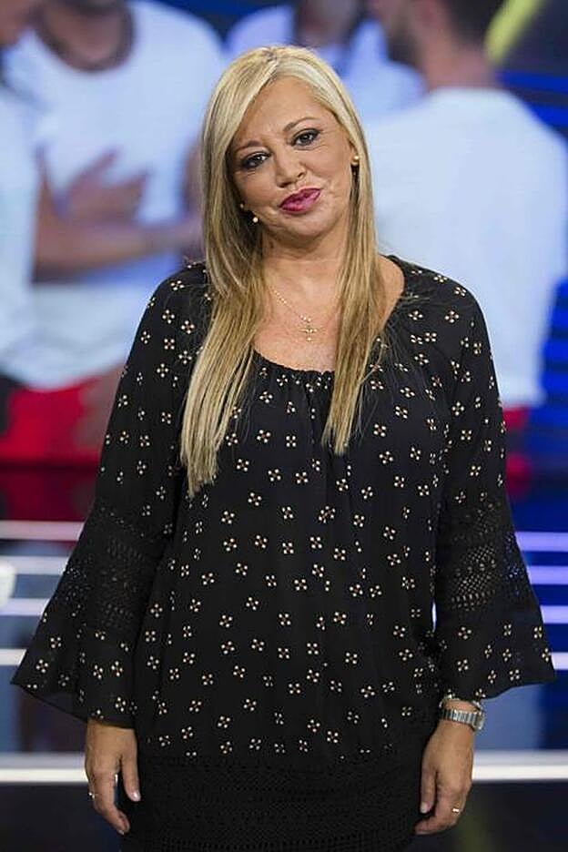 Belén Esteban en el plató de 'Sálvame'.