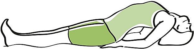 Totalmente relajada: el pez.