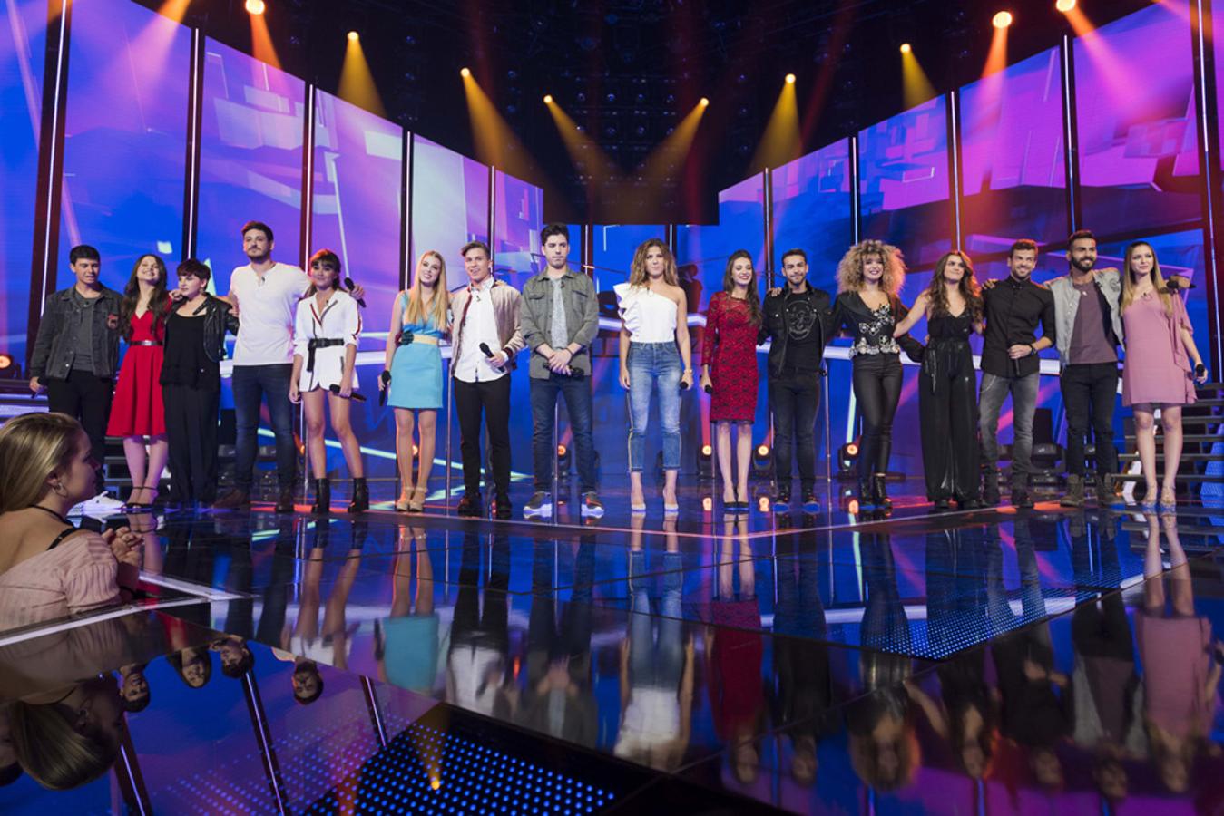Por última vez, los 16 concursantes de 'OT 2017' cruzaron la pasarela.