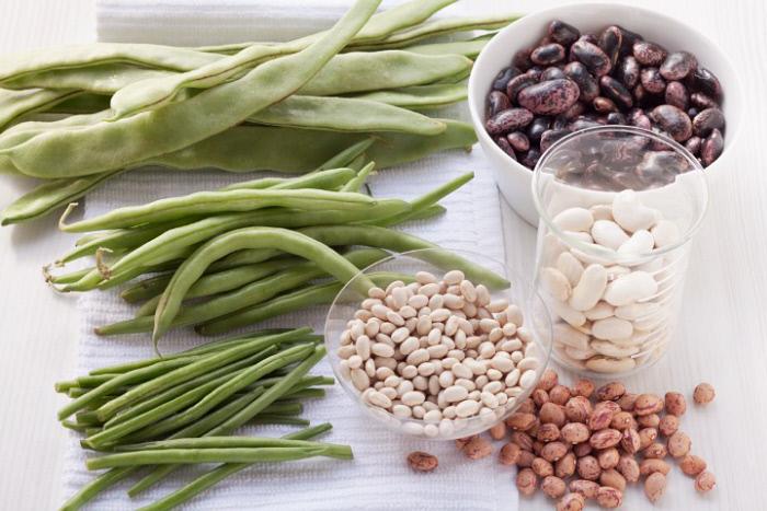 Las alubias contienen altas dosis de magnesio que actúan como un relajante muscular.