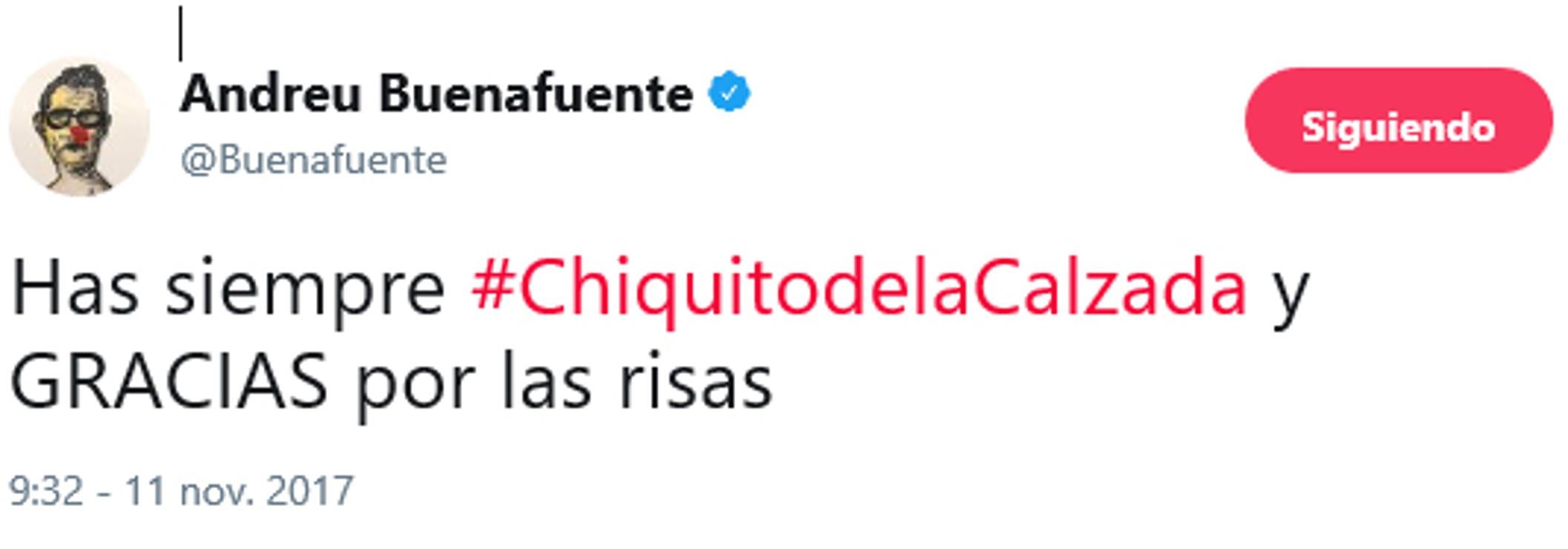 Lo que más han querido destacar del humorista han sido las risas que ha regalado en estos años.