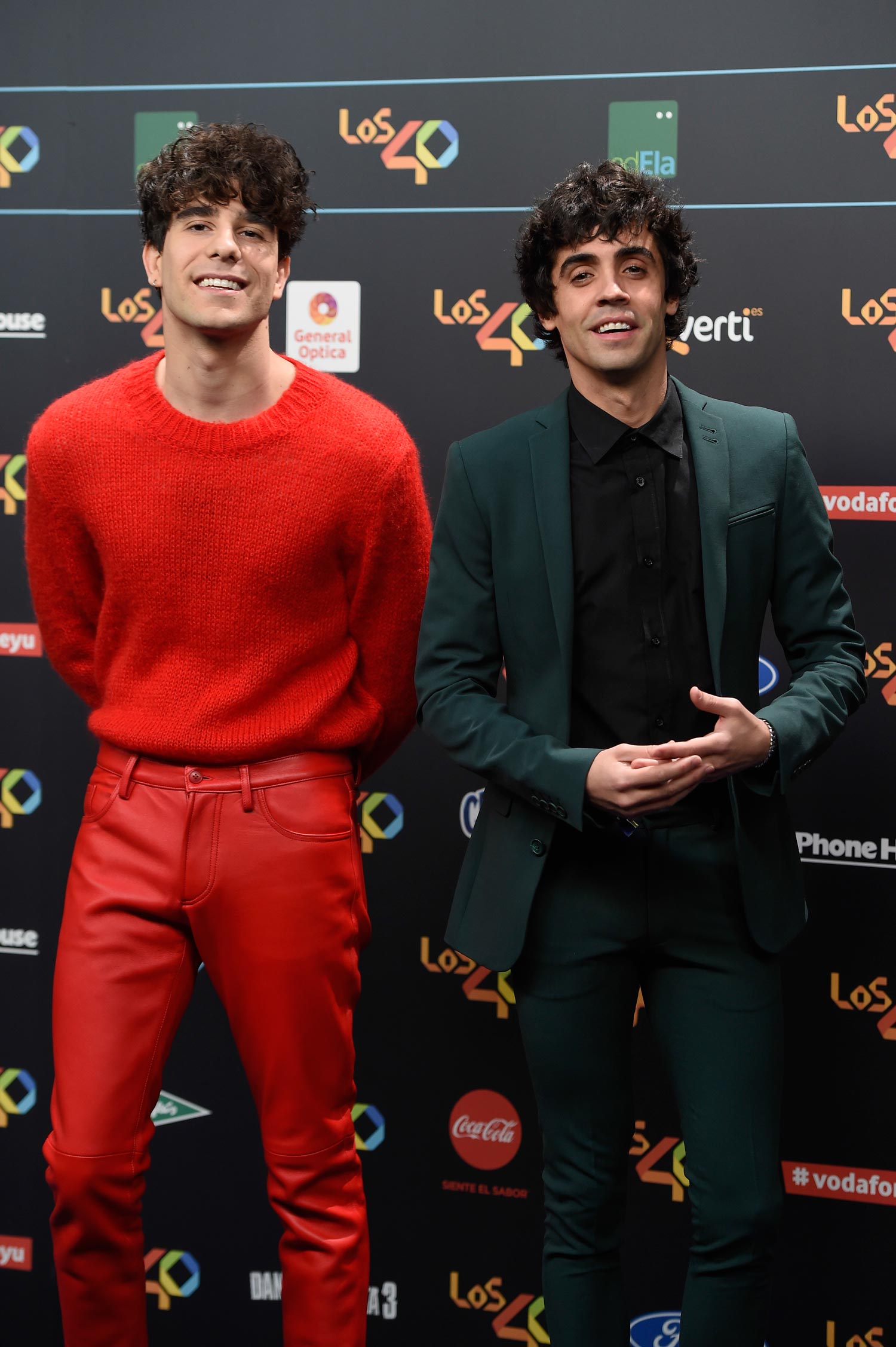 'Los Javis', Javi Calvo y Javi Ambrossio, creadores de la película y obra musical 'La Llamada'.