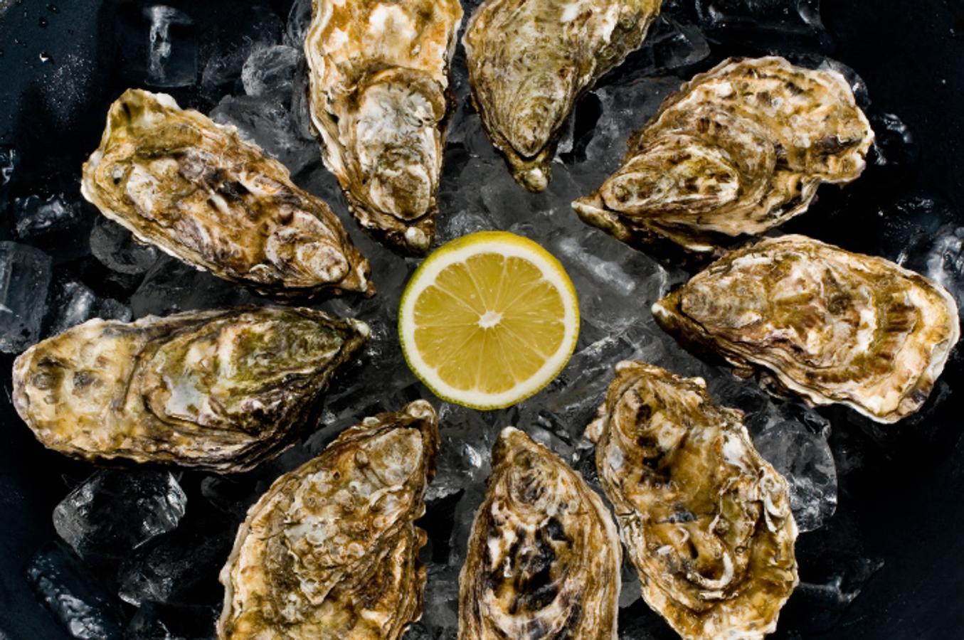 Las ostras contienen un alto contenido que zinc, que eleva los niveles de testosterona y aumenta el número y la movilidad de los espermatozoides.