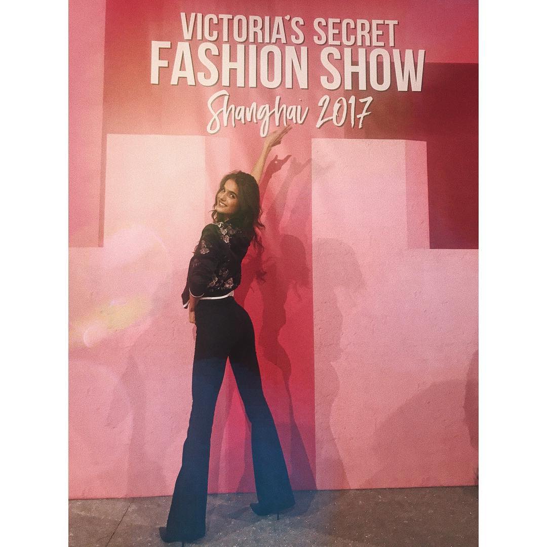 blanca Padilla es la única modelo española que ha desfilado en el VSxBalmain Fashion Show Shanghai 2017. Foto: Instagram Blanca Padilla.