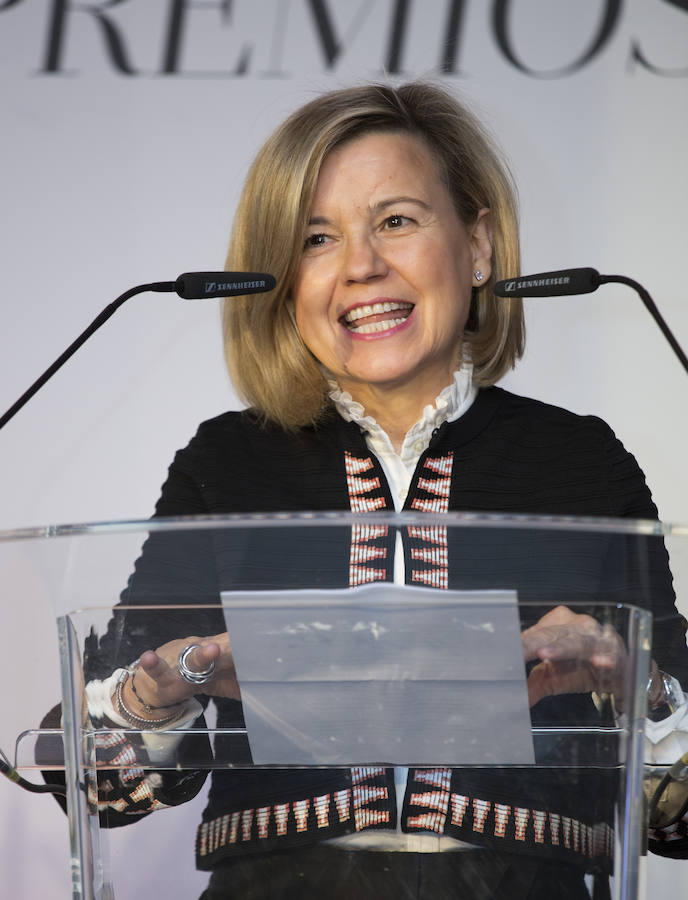 Charo Carrera, directora de la revista Mujerhoy, destacó durante la entrega de los VI Premios Belleza de Mujerhoy el buen momento que vive el sector.