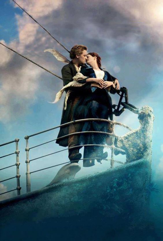 'Titanic' (1997). Protagonizada por Leonardo Dicaprio y Kate Winslet.