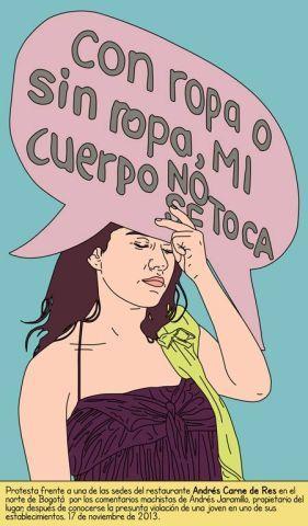 "Con ropa o sin ropa, mi cuerpo no se toca".