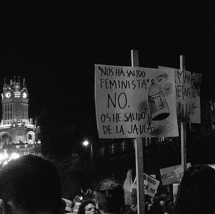 ""Nos ha salido feminista". No, os he salido de la jaula".