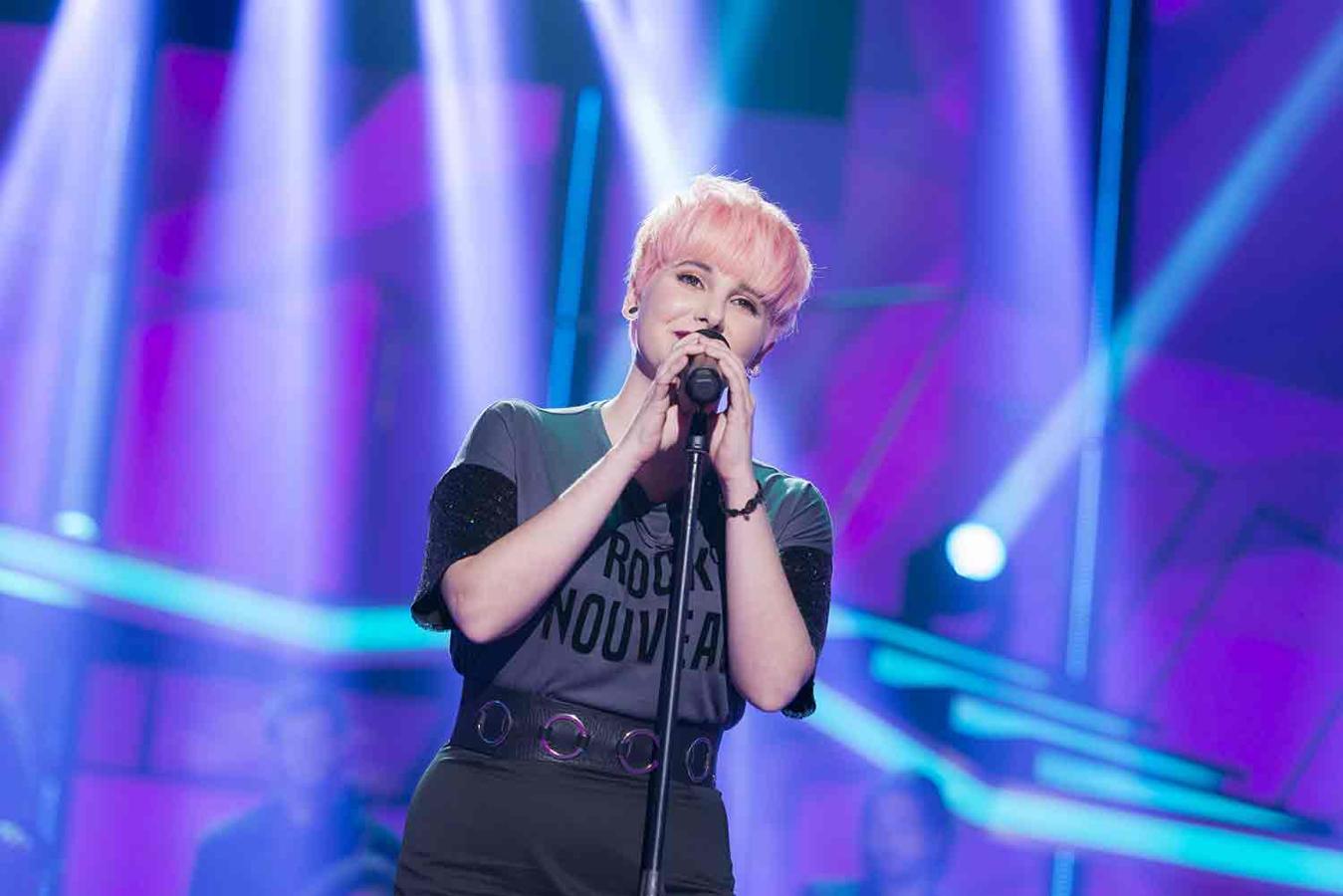 Marina cantó 'The voice within', de Christina Aguilera.