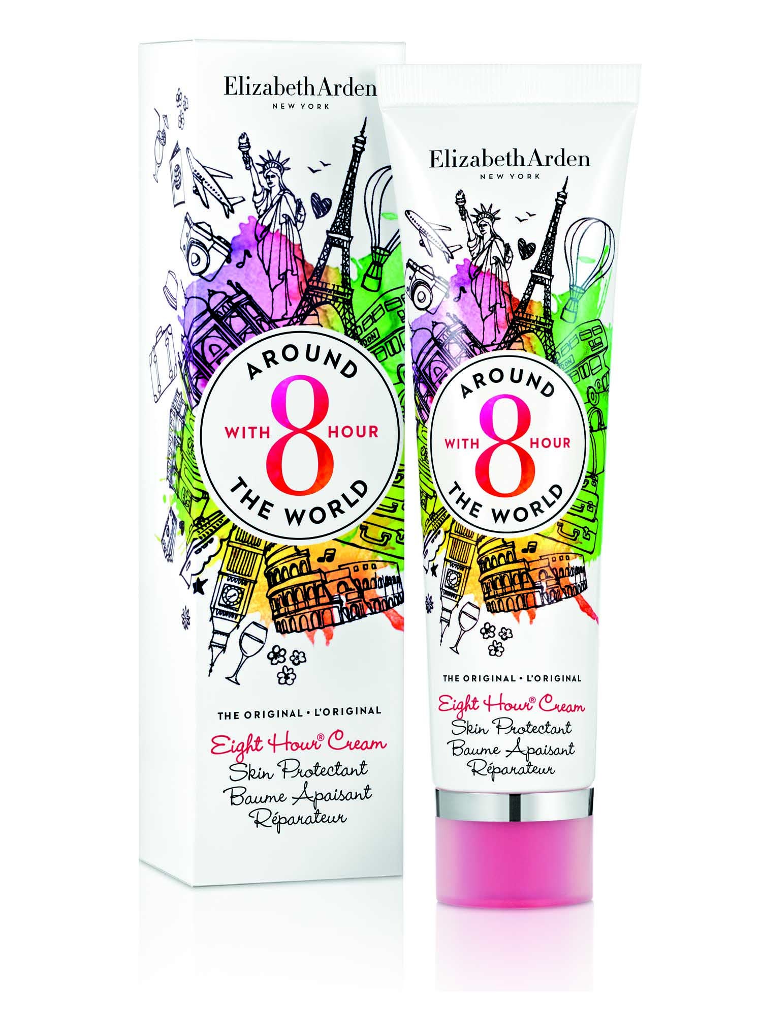 El bálsamo Eight Hour fue creado en 1930 por la propia Elizabeth Arden. El producto ha dado nombre a una línea entera, y cada año se lanza al mercado una edición limitada.