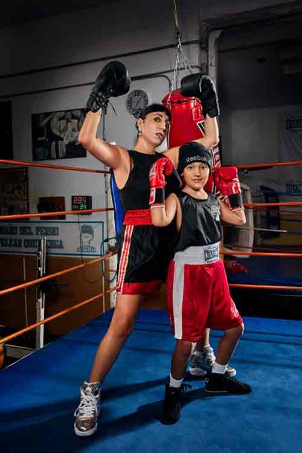 Rossy de Palma y Sergio en el calendario solidario para la lucha contra el cáncer infantil.