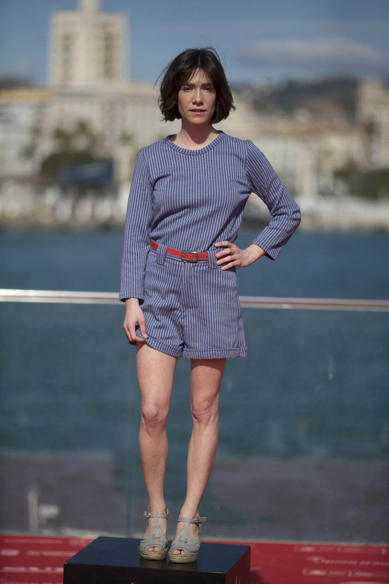 Bruna Cusí, actriz nominada en los Premios Goya 2018 a la nominación de actriz revelación por 'Verano 1993' durante el Festival de Cine de Málaga