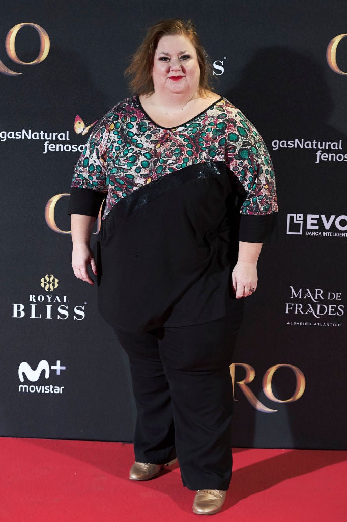 Itziar Castro, actriz nominada en los Premios Goya 2018 a mejor ctriz revelación por 'Pieles', durante Los Globos de Oro 2018