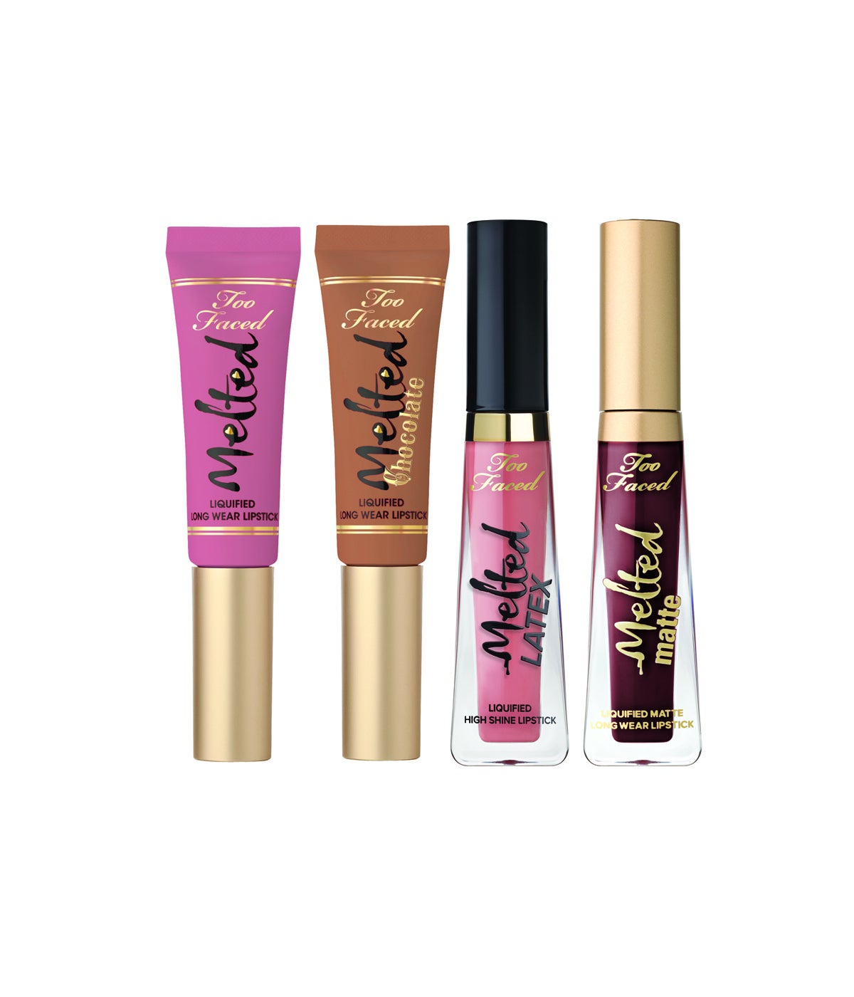 Labiales líquidos The KissLetoe de larga duración de la colección de Navidad de Too Faced (23,95€)